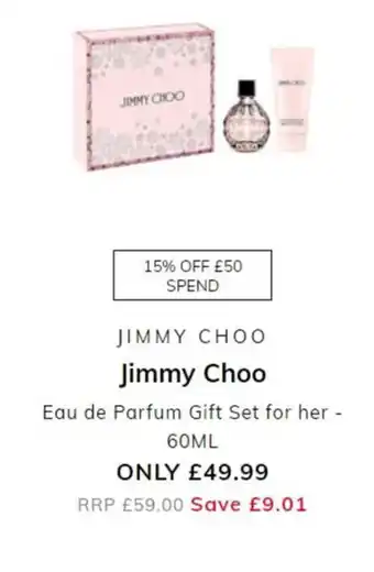 The Perfume Shop Jimmy Choo 60ml offer