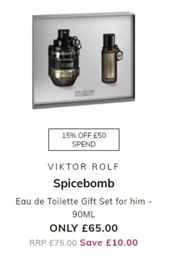 The Perfume Shop Viktor Rolf - Spicebomb 90ml offer