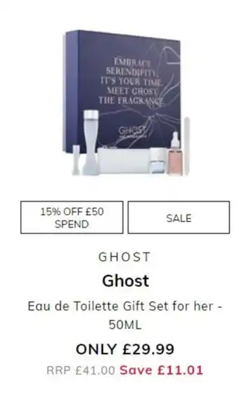 The Perfume Shop Ghost - Ghost 50ml offer