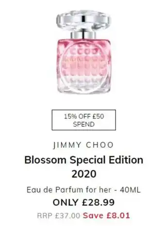 The Perfume Shop Jimmy Choo - Blossom Special Edition 2020 40ml offer