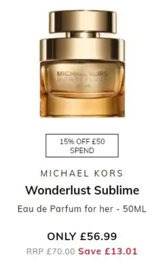 Michael Kors - Wonderlust Sublime 50ml