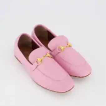 TK Maxx Pink suede snaffle loafers offer