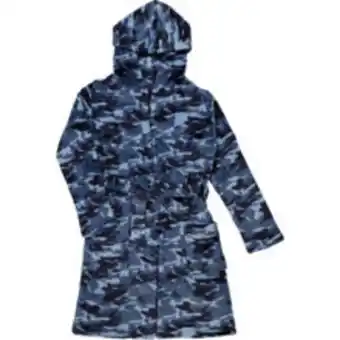 TK Maxx Blue como patterned fleece robe offer