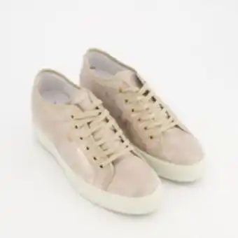 TK Maxx Taupe leather capra perl trainers offer