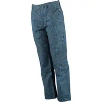 Blue marble denim jeans