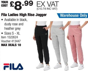 Costco Fila Ladies High rise Jogger offer