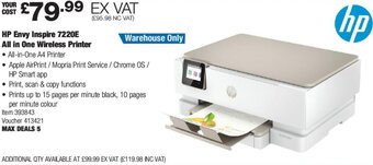 Costco HP Envy Inspire 7220E All In One Wireless Printer offer