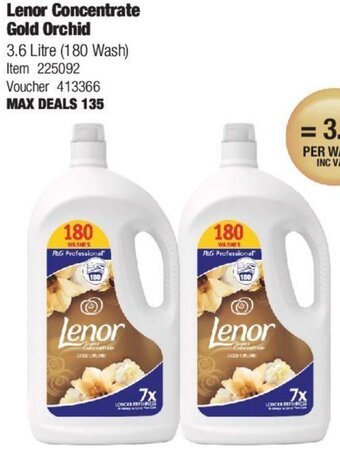 Costco Lenor Concentrate Gold Orchid offer