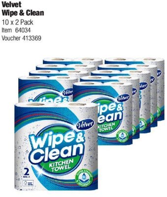 Costco Velvet Wipe & Clean offer