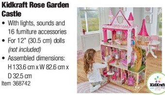 Costco Kidkraft Rose Garden Castle offer