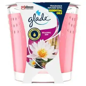 Sainsbury's Glade candle relaxing zen 129g offer