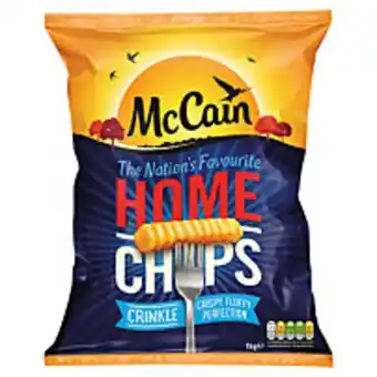 Mccain home chips crinkle 1kg
