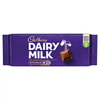 McColl's Cadbury dairy milk chocolate bar 180g offer