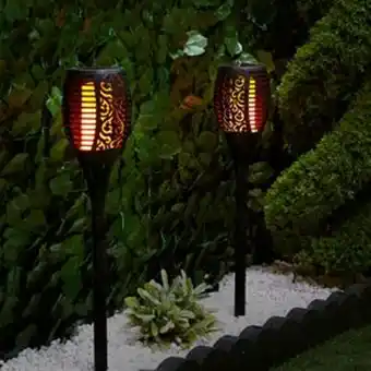 Home Bargains Firefly: large torch solar light offer