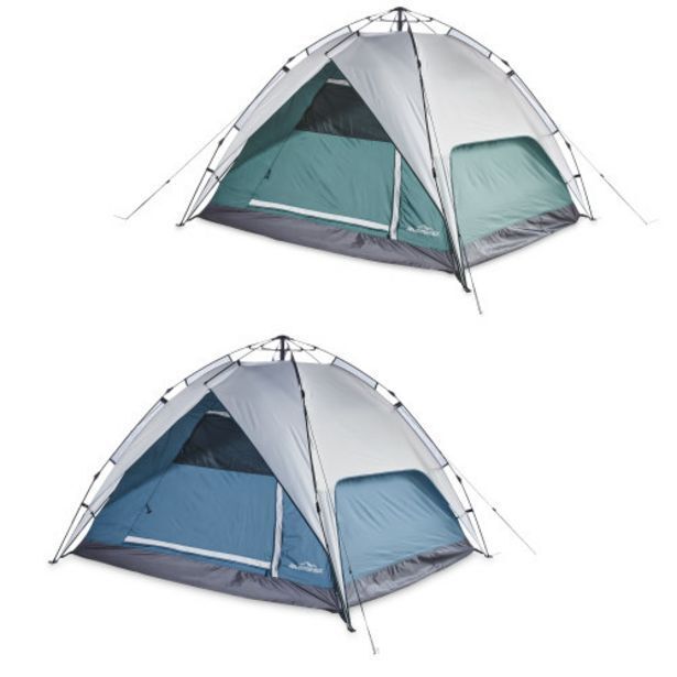 Adventuridge 4 man instant tent offer at Aldi