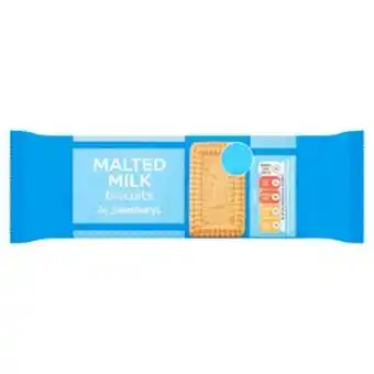 Sainsbury's Sainsbury's malted milk biscuits 200g offer
