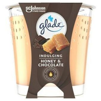 Sainsbury's Glade candle honey & chocolate air freshener 129g offer