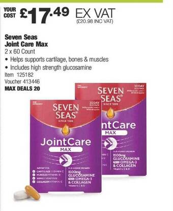 Costco Seven seas joint care max offer
