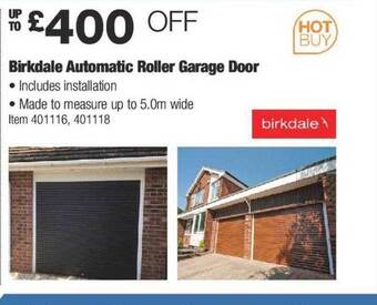 Costco Birkdale automatic roller garage door offer