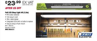 Costco Feit led shop light 4ft 1.2m offer