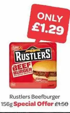 Spar Rustlers beefburger offer