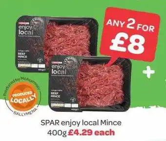Spar Spar enjoy local mince offer