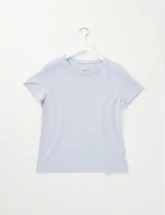 Marks & Spencer Burgs womens pure cotton crew neck t-shirt - 8 - blue, blue,pink,rose offer