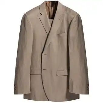 Pockets Canali slim fit luxury silk & linen suit stone offer