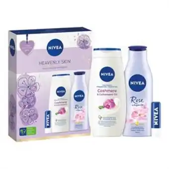 Home Bargains Nivea: heavenly skin gift set offer