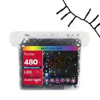 Home Bargains Prestige: 480 led multifunction cluster lights - multi offer