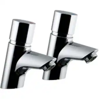Ideal standard avon 21 self closing pillar taps basin