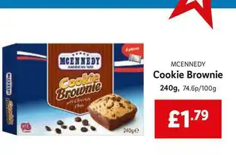 Lidl Mcennedy Cookie Brownie offer