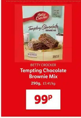 Lidl Betty Crocker Tempting Chocolate Brownie Mix offer