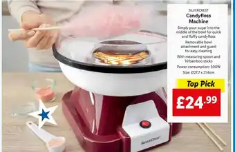 Lidl Silvercrest Candyfloss Machine offer