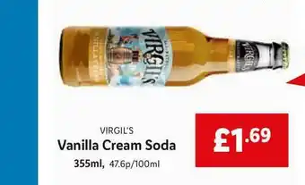 Lidl Virgil's Vanilla Cream Soda offer