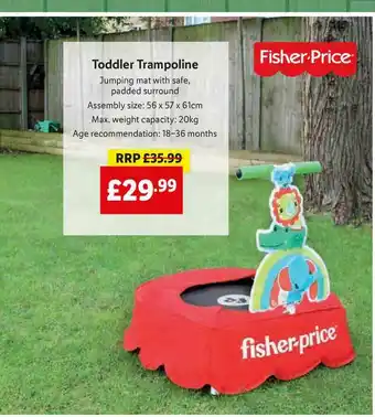 Lidl Toddler Trampoline offer