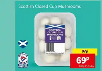 Lidl Scottish Closed Cup Mushrooms offer