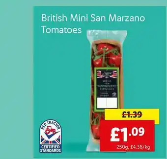 Lidl British Mini San Marzano offer