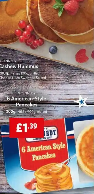 Lidl Mcennedy 6 American-style Pancakes offer