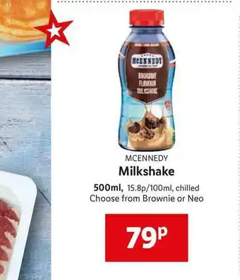 Lidl Mcennedy Milkshake offer