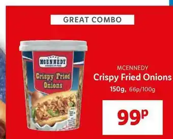 Lidl Mcennedy Crispy Fried Onions offer