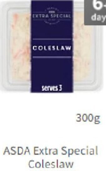 Asda ASDA Extra Special Coleslaw 300g offer