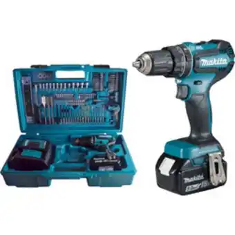 Toolstation Makita 18v lxt brushless combi drill & accessory kit 1 x 5.0ah offer