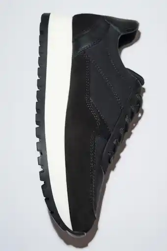 ZARA Fabric platform running trainers offer