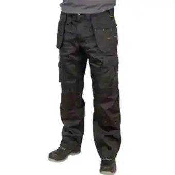 Toolstation Dewalt pro tradesman trousers 34" r black offer
