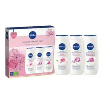Home Bargains Nivea: shower pamper trio gift set offer