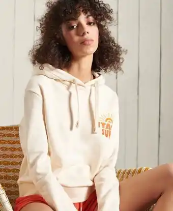 Superdry Superdry cali surf crop hoodie offer