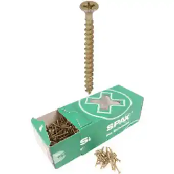 Toolstation Spax yellox pozi screw bulk pack 3.5 x 25mm offer