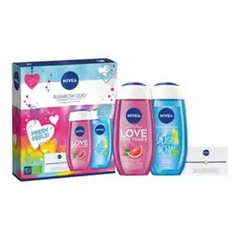 Home Bargains Nivea: rainbow duo gift set offer