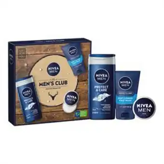 Home Bargains Nivea men: men's club skincare regime set offer
